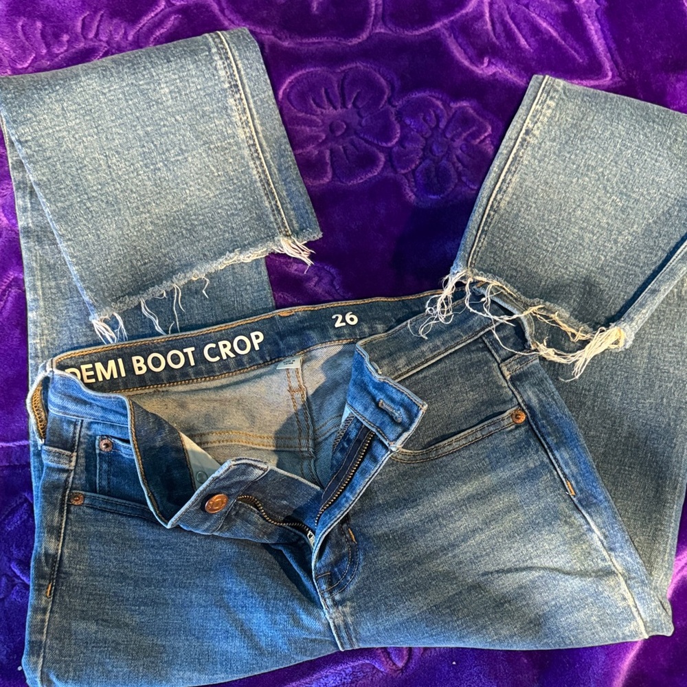 J. Crew Women's Boot Cut Jeans - Blue